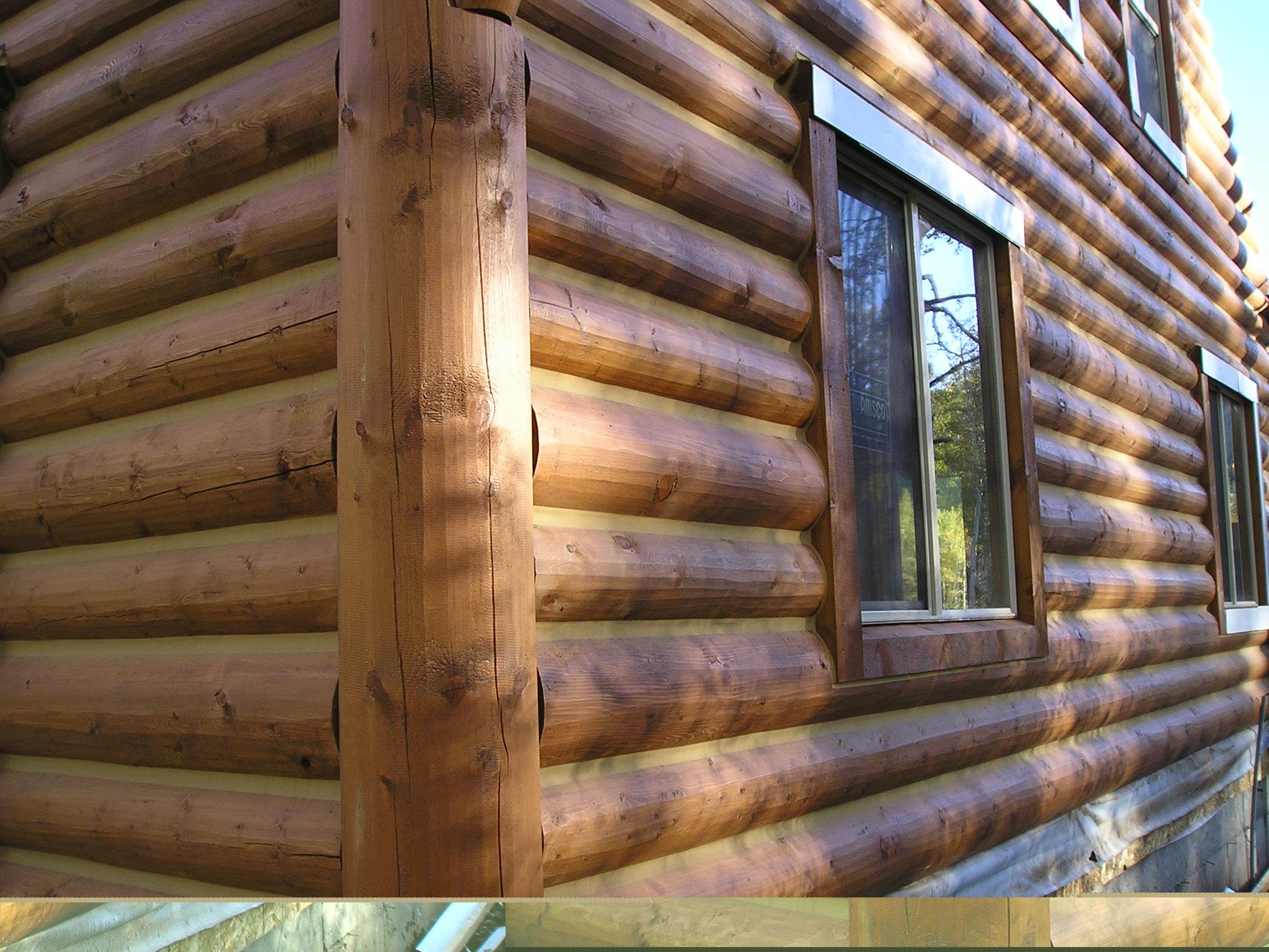 Wood Cladding Log Wood Cladding