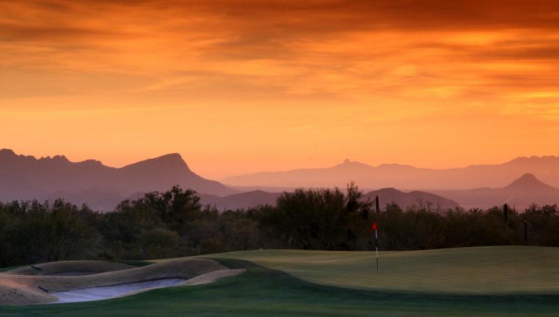 Golf Hole at Sunset Scottsdale