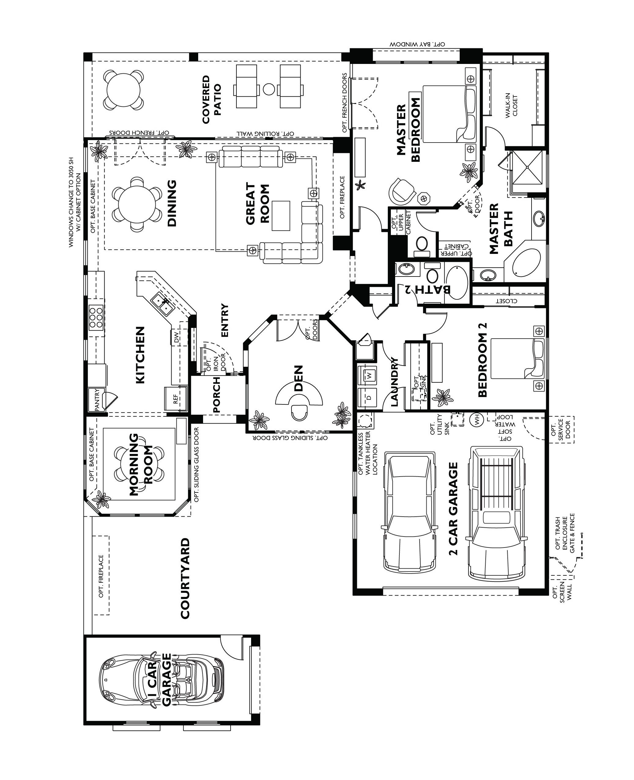 Trilogy at Vistancia Cadiz Floor Plan model, Shea Trilogy