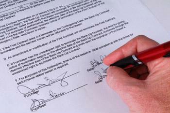 do not sign anything without checking first with your Realtor