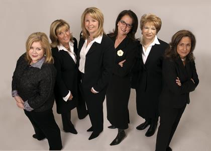 Mary Case Friedner, Phyllis Lerner, Karen Stroub, Robin Birrittella, Elvira Aloia, Marcene Hedayati