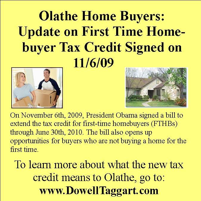 first time homebuyer tax credit for Olathe, Kansas