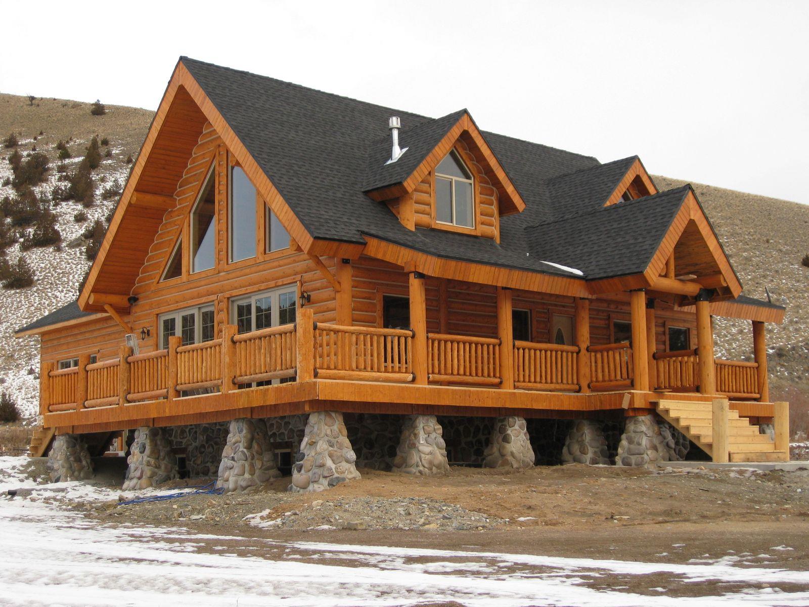 Pre built advantages, fast assembly with panelized kit log homes