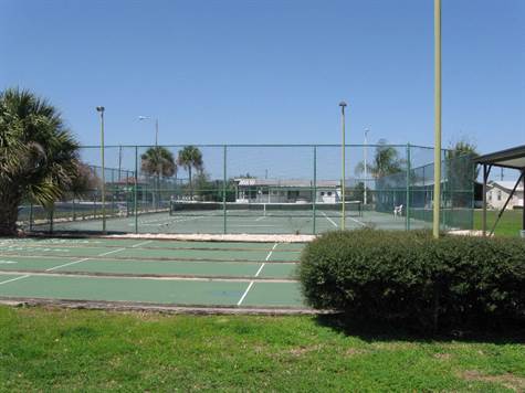 Another View of Shuffleboard and Tennis Courts