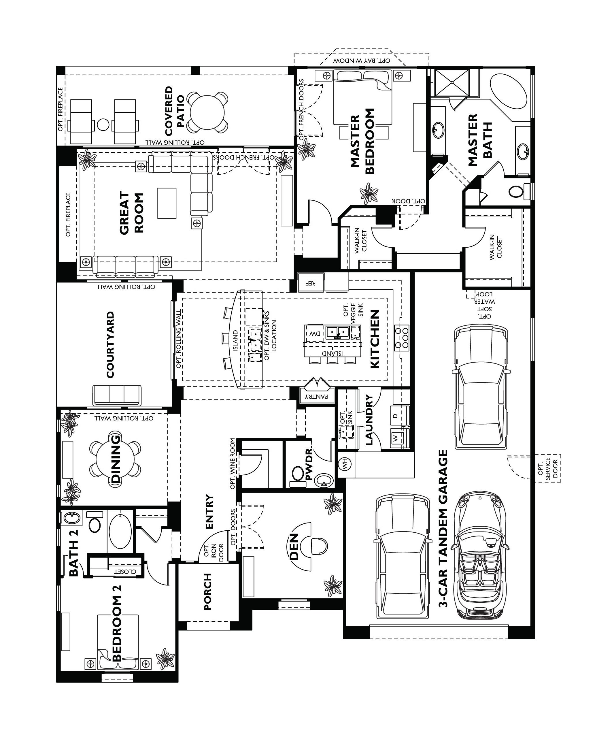 Trilogy at Vistancia Tarragona Floor Plan model home