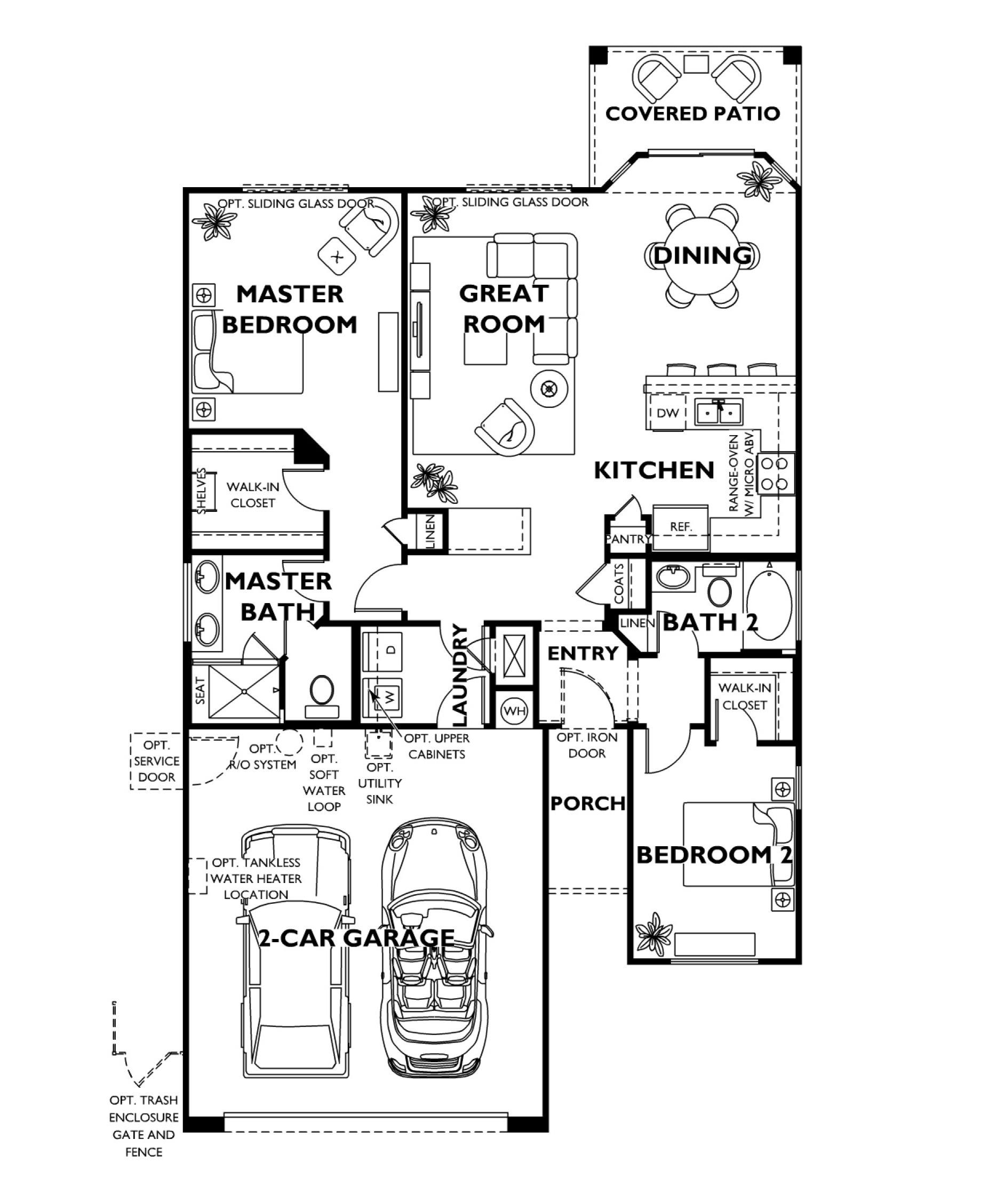 Trilogy at Vistancia Malta Floor Plan Model Home