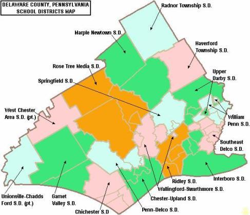 Bucks County School District Map - Maps Model Online