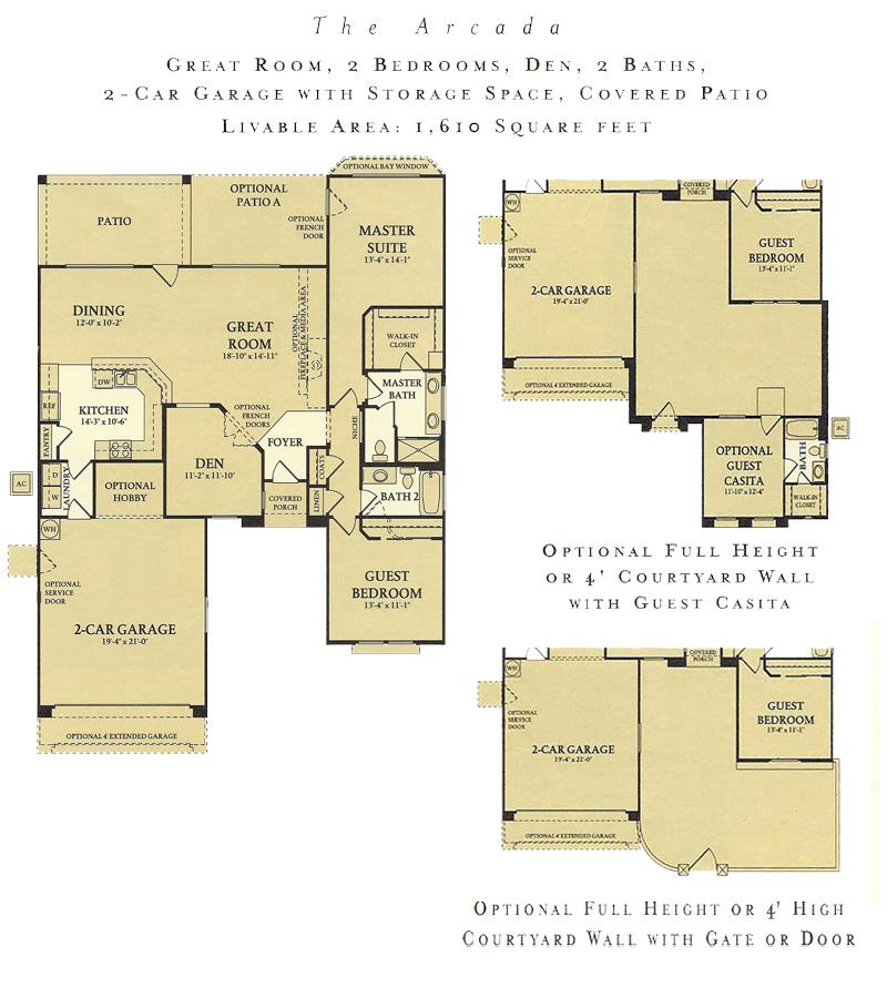 Corte Bella Arcada floor plan model