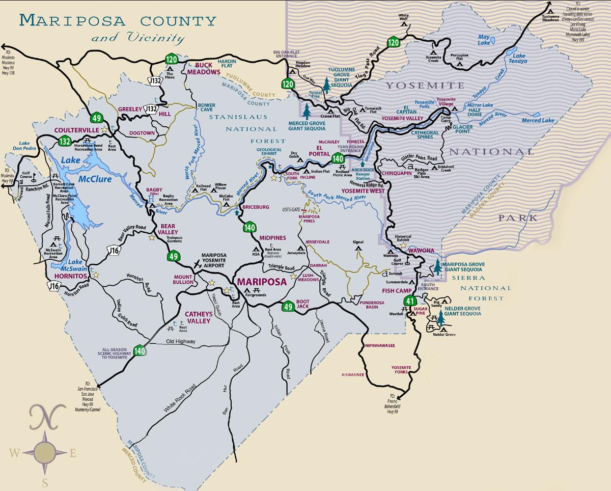 Mariposa County and Vicinity