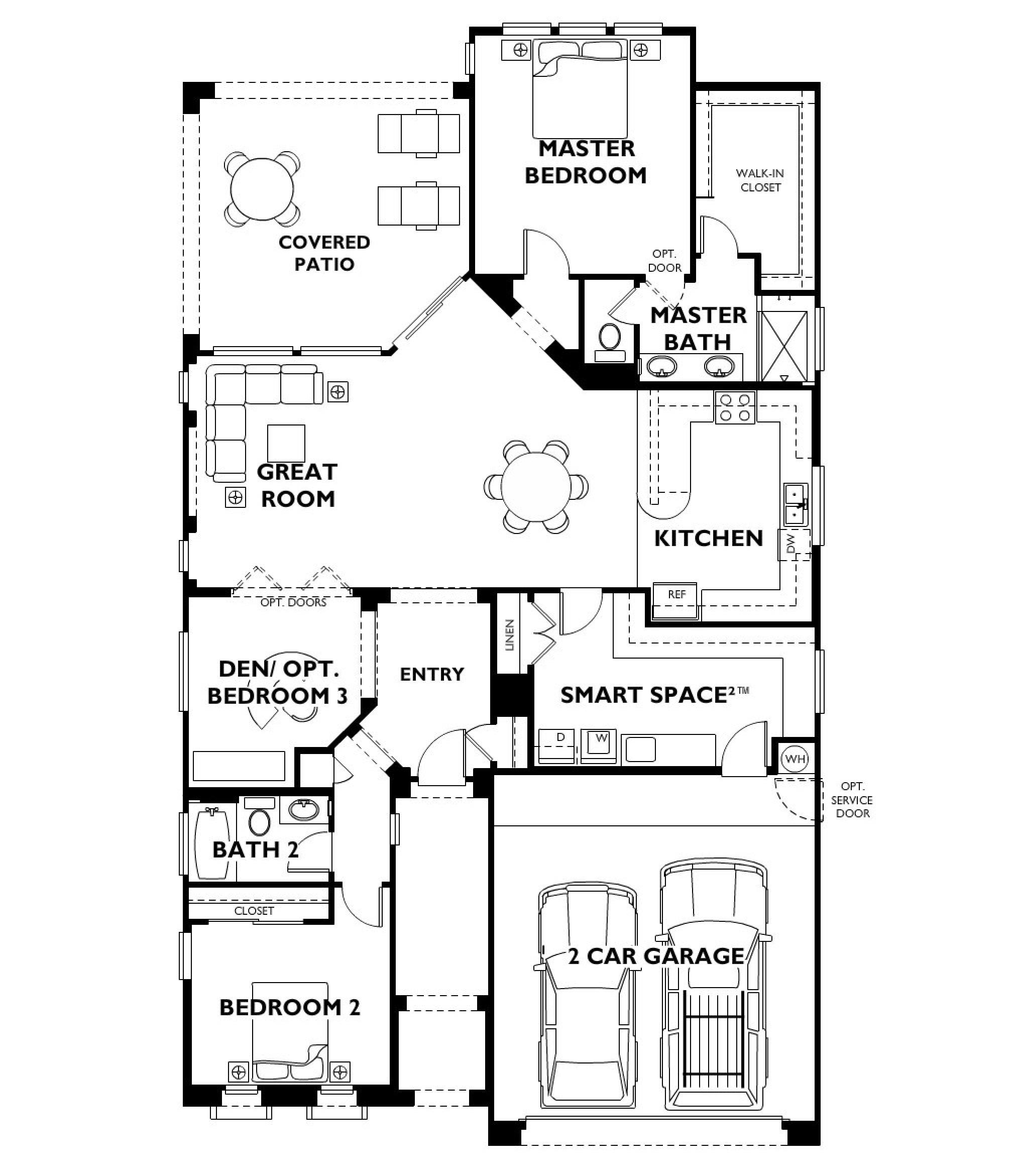 Trilogy at Vistancia Sidus Floor Plan Model Home
