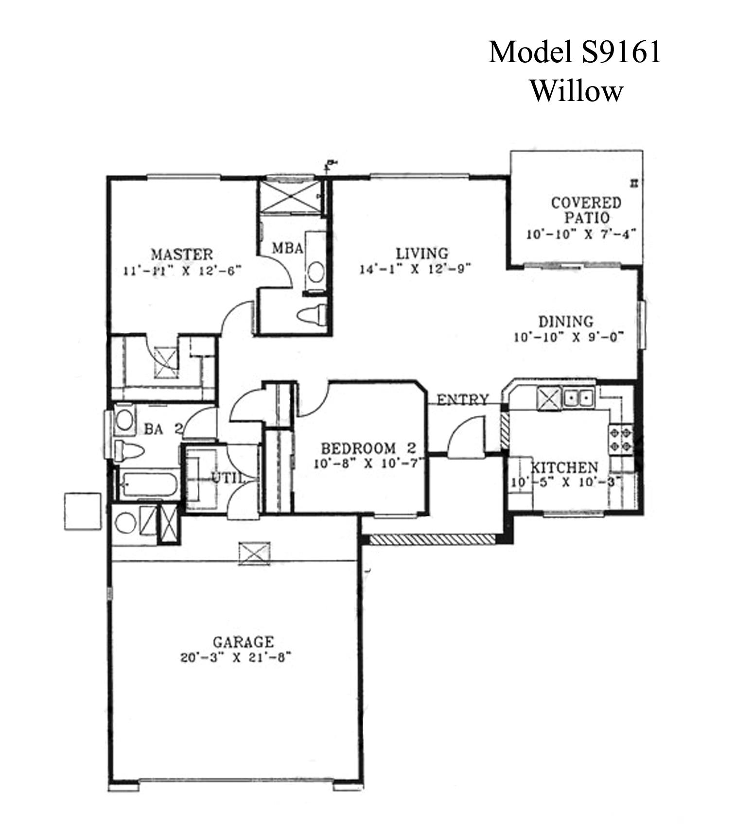 Sun City Grand Willow Floor Plan Del Webb Sun City Grand Floor Plan 