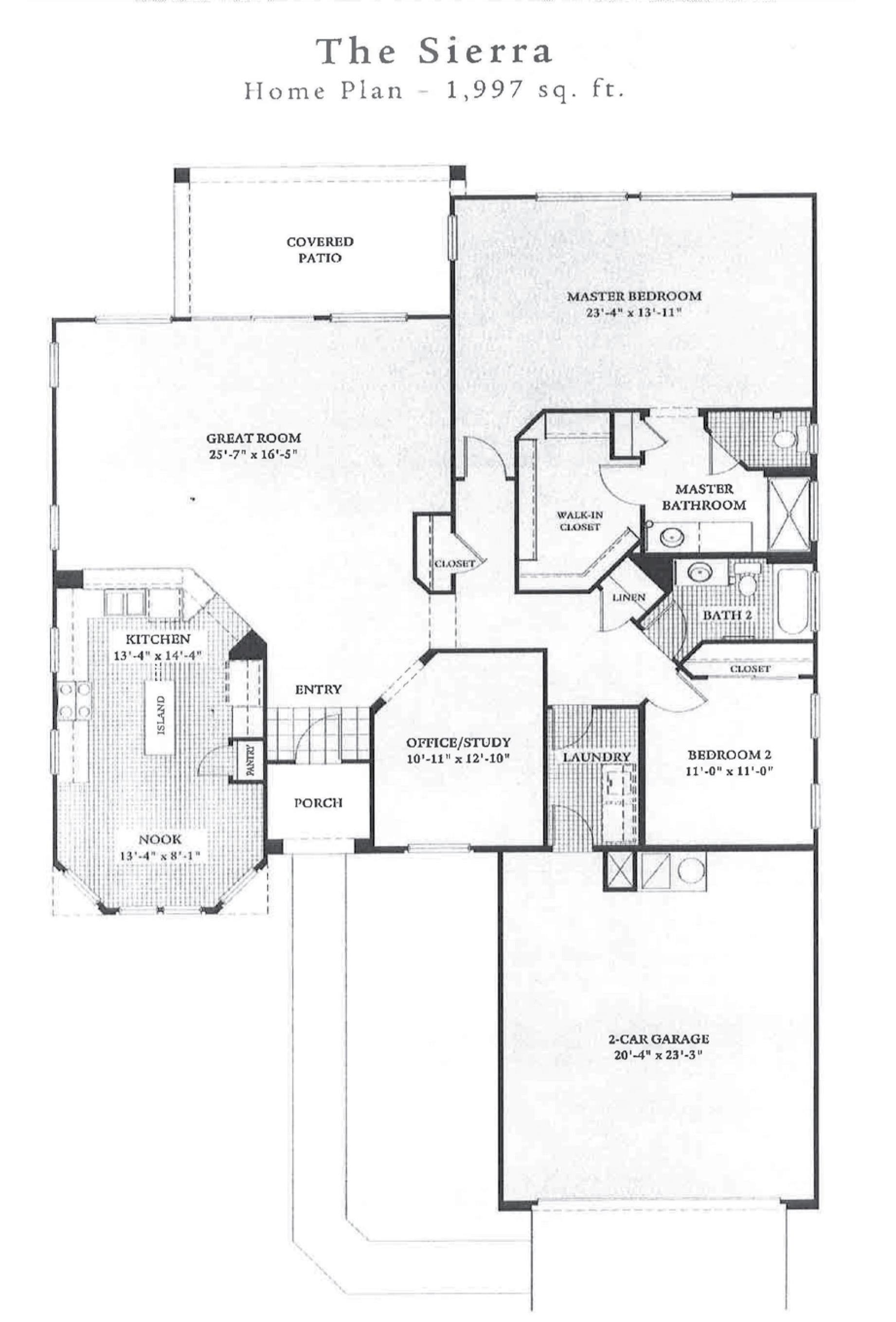 Sun City Grand Sierra Floor Plan Del Webb Sun City Grand Floor Plan Model Home House Plans