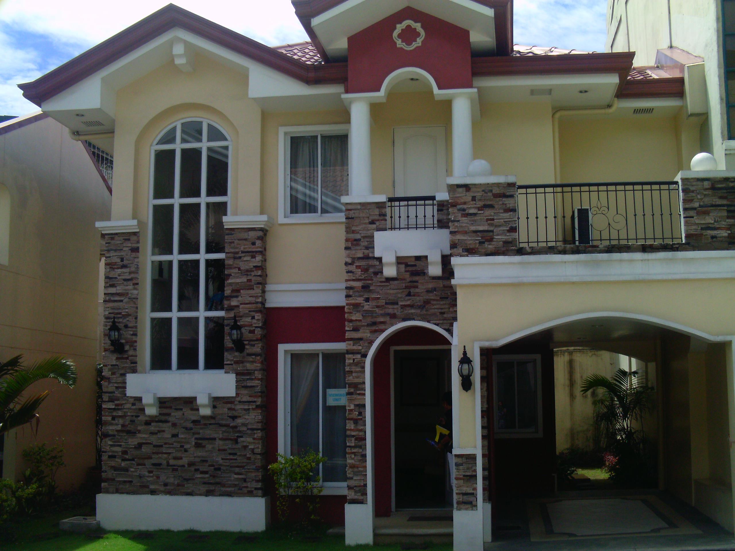 Simple Filipino 2 Storey House Design
