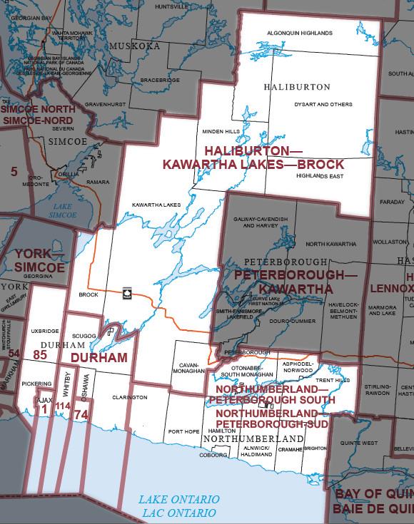 Canada Election 2022 New electoral district boundaries 