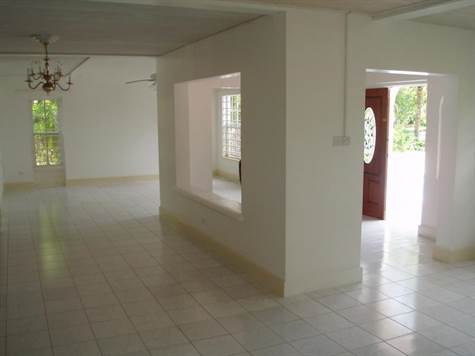 Barbados Luxury,     Empty Unfurnished Room From Entrance