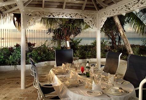 Barbados Luxury Elegant Properties Realty - Al Fresco Dining & Pool Area