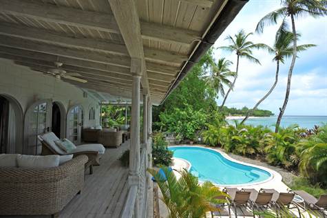Barbados Luxury Elegant Properties Realty - Seaview Sunset Outside Sitting Area