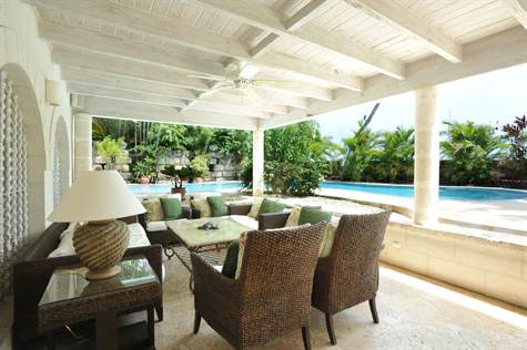 Barbados Luxury Elegant Properties Realty - Semi Outside Dining Area