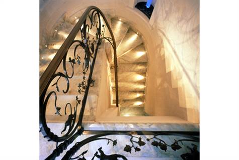 Barbados Luxury,   Staircase to down-stairs