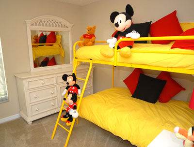 Mickey Mouse Bunk Bedroom