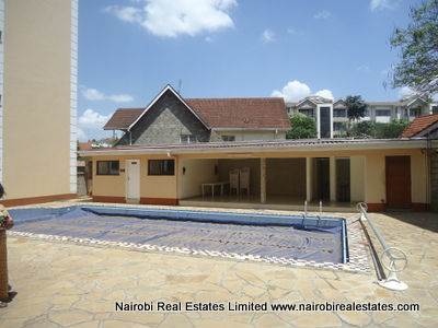 Swimming pool of Kenya Rental Apartments to Let in Kileleshwa Nairobi