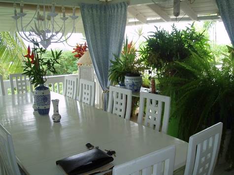 Barbados Luxury,   Outdoor Dinning Table
