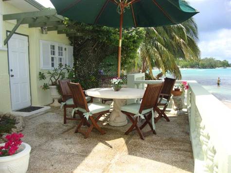 Barbados Luxury,  Outdoor Chairs and Table Space
