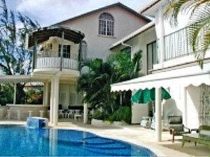 Barbados Luxury,   Shot of Swimming Pool and House