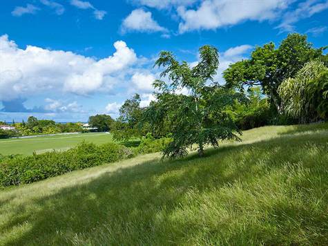 Barbados Luxury,   Shot of Golf Course from the back Garden of the House