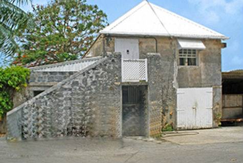 Barbados Luxury,  closer view of back door