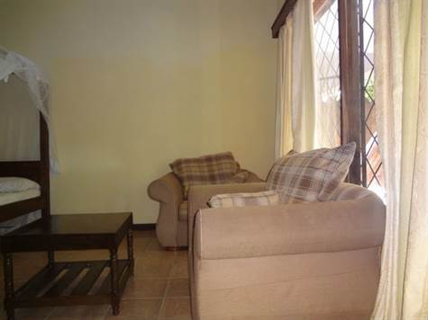 Sitting area for cottages in Diani Kenya