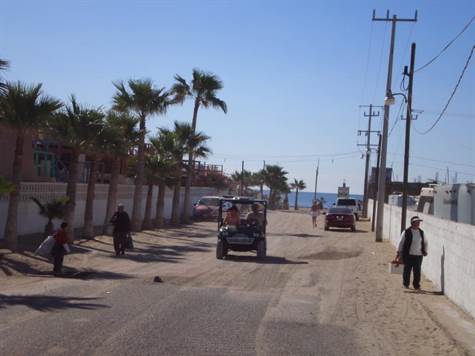 Beach access on Sinaloa across Matamoros from Land