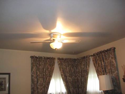 MASTER BEDROOM INCLUDES A CEILING FAN