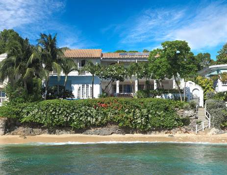 Barbados Luxury, THE BEACH HUT REAR EXTERIOR FROM BOAT low res