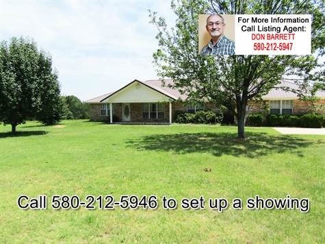 3 bed 4 bed 3 bath home for sale 10 acres 308 West Fisher Lane, Idabel OK 10 acres land for sale.  Call Integrity Real Estate Services 580-212-5946