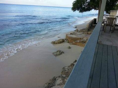 Barbados Luxury,   Shot of Beach from Terrace