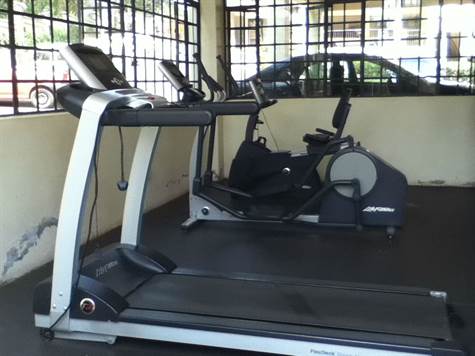 A modern Gym for the unfurnished and Furnished Apartments to Let in Nairobi Arboretum drive