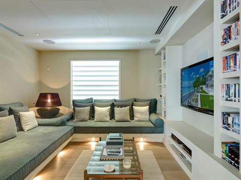 Luxury villa living room
