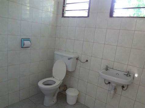 Washroom for the holiday accommodation in Diani
