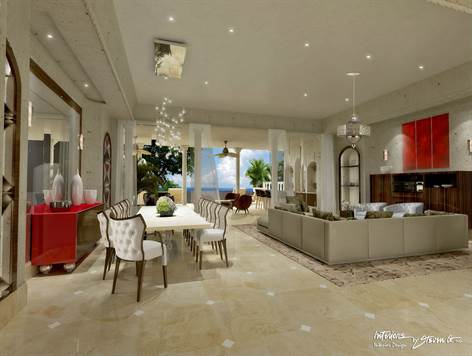 Barbados Luxury, Living Room 