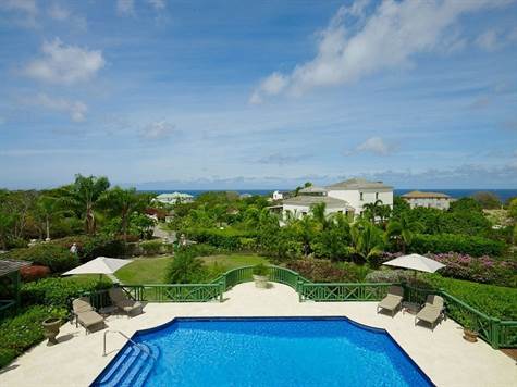 Barbados Luxury,   Birds-eye view of Swimming Pool and Garden