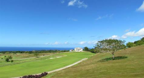 Barbados Luxury, Full Shot of Land and Golf Course 