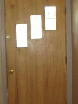 Wood Door Entryway