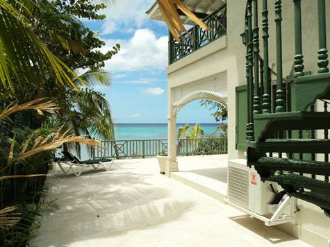 Barbados Luxury,  side-view of house with Ocean-view