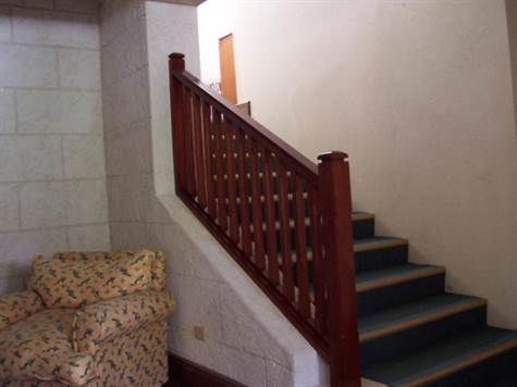 Stair way to rental space