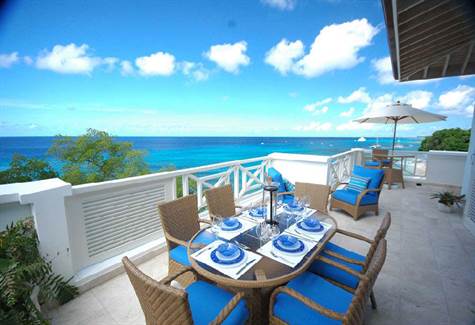 Barbados Luxury,   Shot of Outdoor Dinning Area
