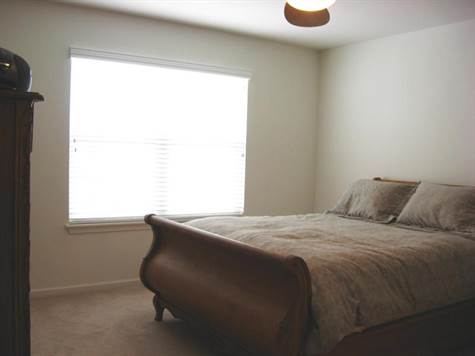Master Bedroom with Upgraded Ceiling Fan