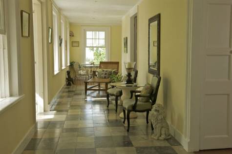 Barbados Luxury,  Entrance hall of house leading to the lounge 