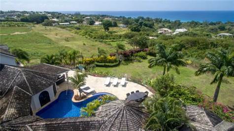 Barbados Luxury,   Bird-eye of Back of House