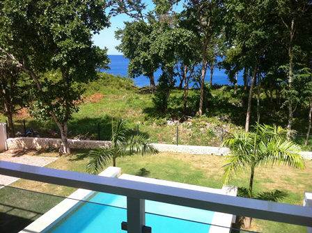 view overlooking pool and ocean